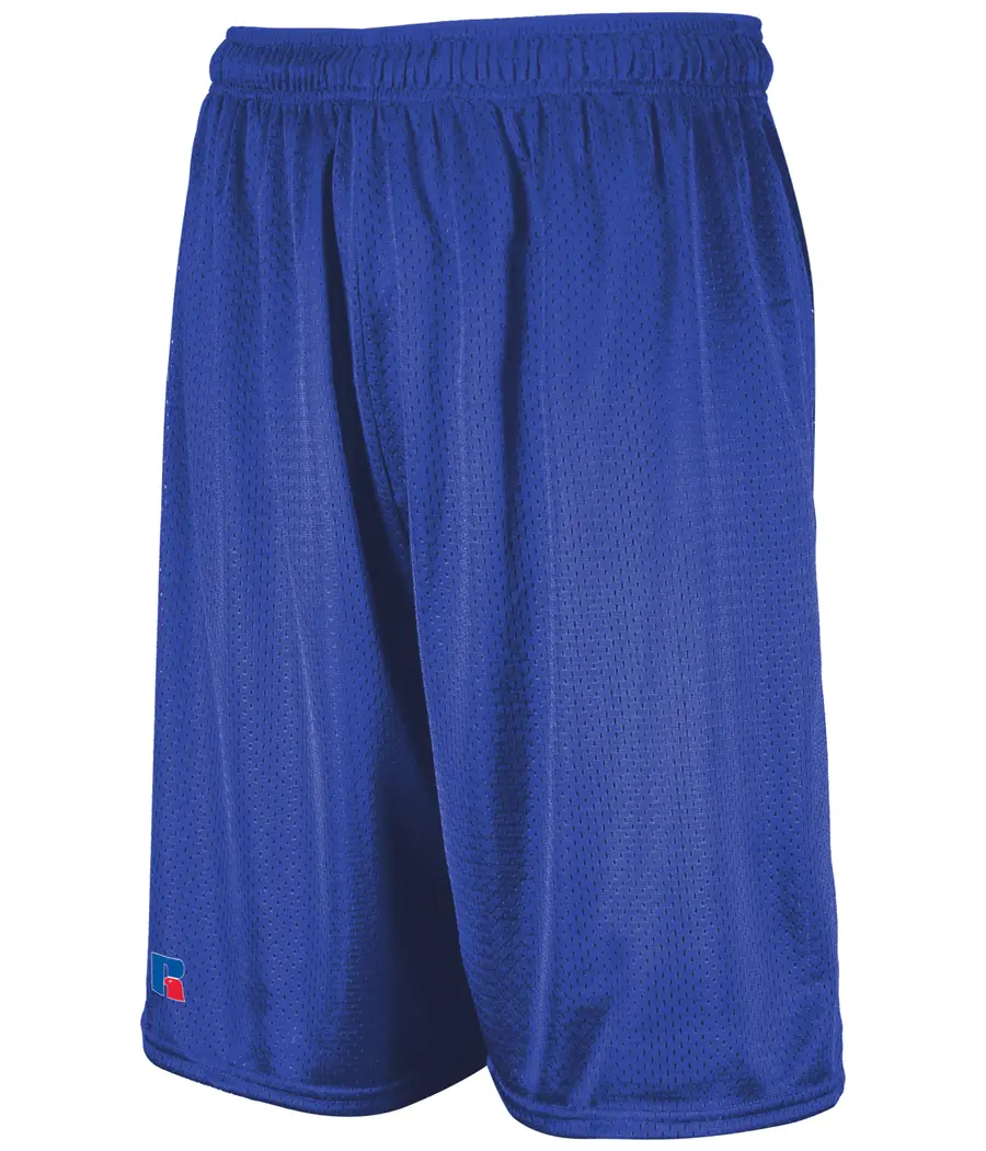 Russell Youth Dri-Power Mesh Shorts in Royal