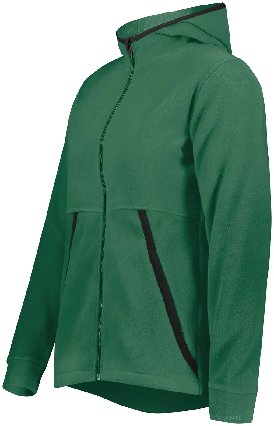Augusta Ladies Chill Fleece 2.0 Full Zip Hoodie in Dark Green
