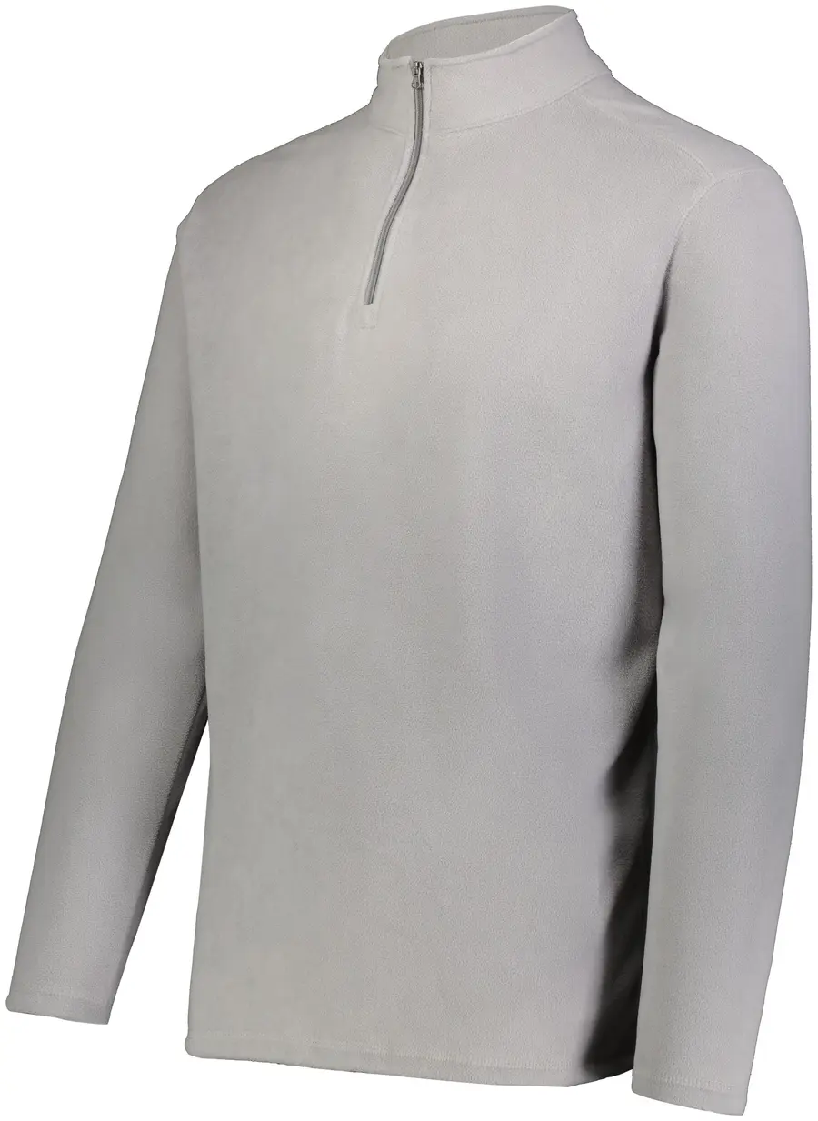 Augusta Micro-Lite Fleece 1/4 Zip Pullover in Athletic Grey