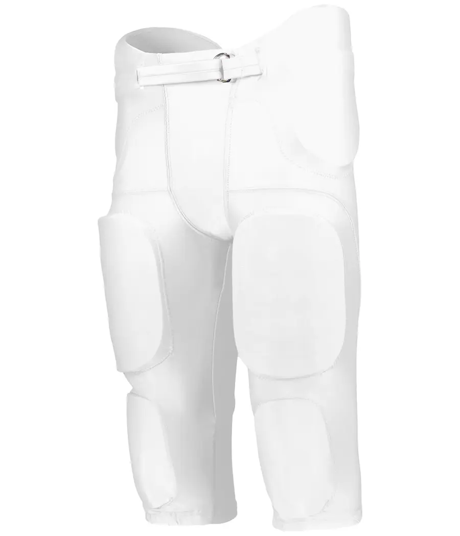 Alleson Athletic Youth Power Spandex Integrated Football Pant in White