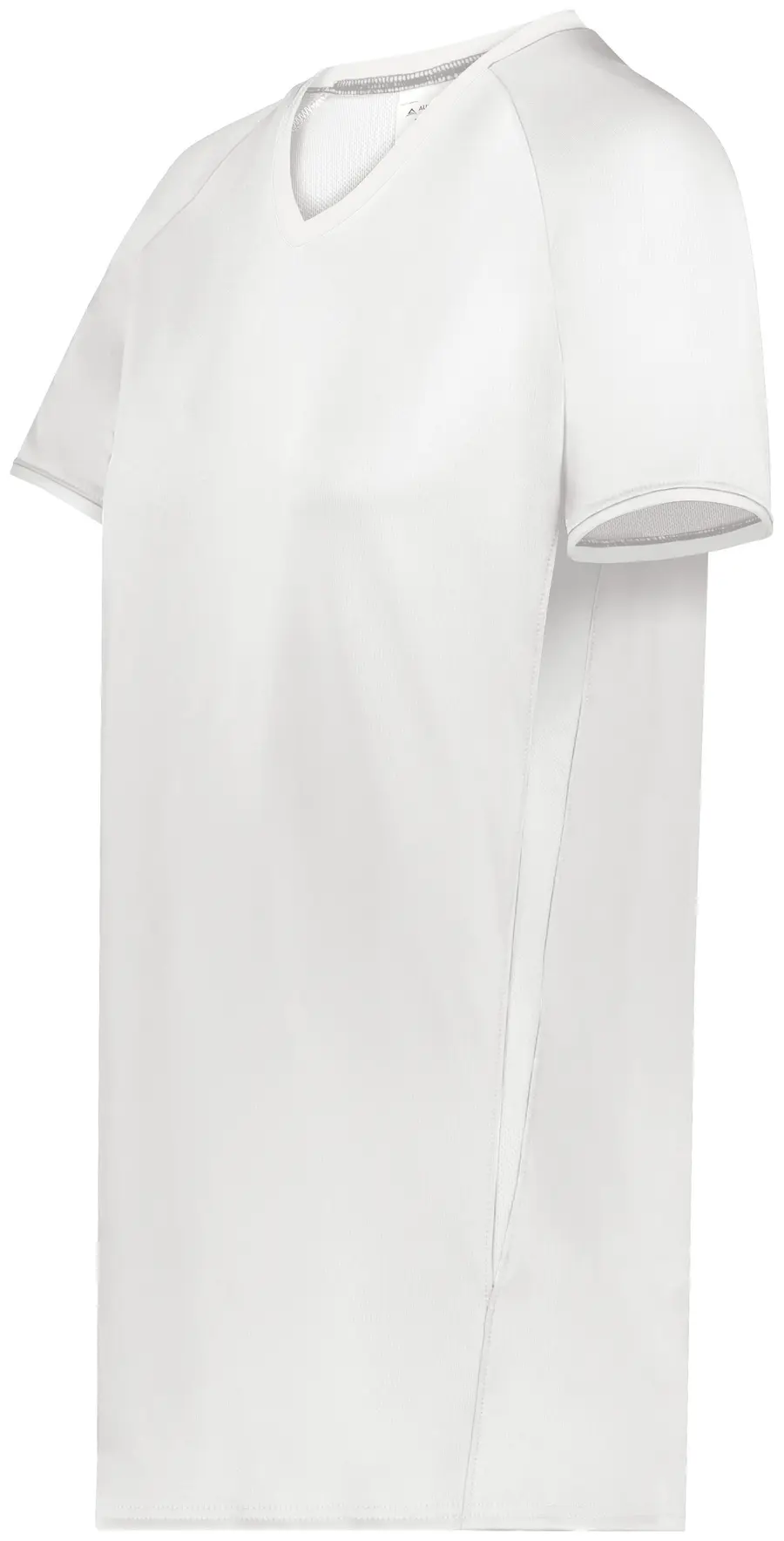 Augusta Ladies Cutter+ V-Neck Jersey in White