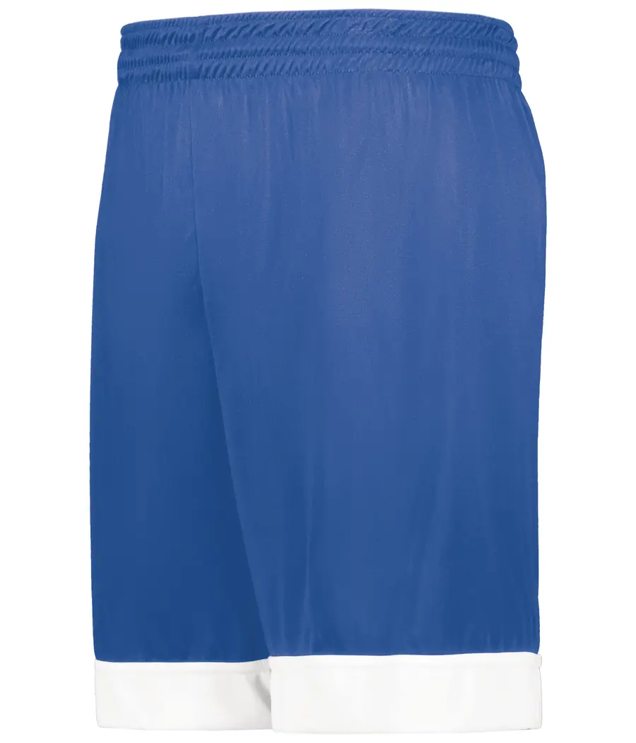 Augusta Swish Reversible Basketball Shorts in Royal/White