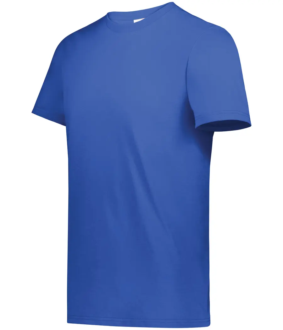 Augusta All-Day Core Basic 50/50 Tee in Cobalt Blue
