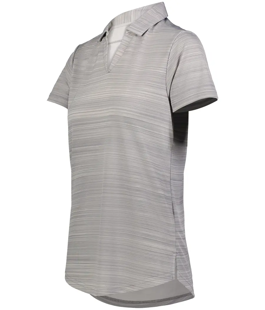 Augusta Ladies Pursuit Polo in Athletic Grey