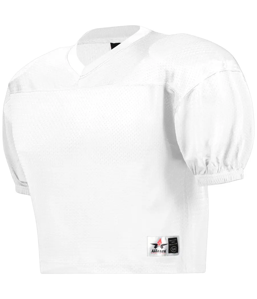 Alleson Athletic Youth Practice Football Jersey in White