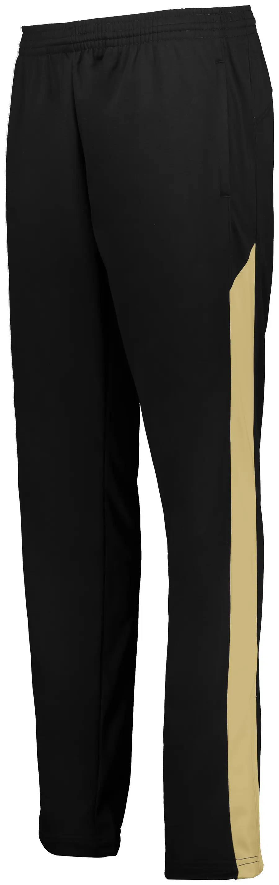 Augusta Ladies Medalist Pant 2.0 in Black/Vegas Gold