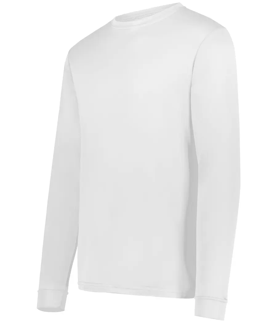 Augusta Youth NexGen Wicking Long Sleeve Tee in White