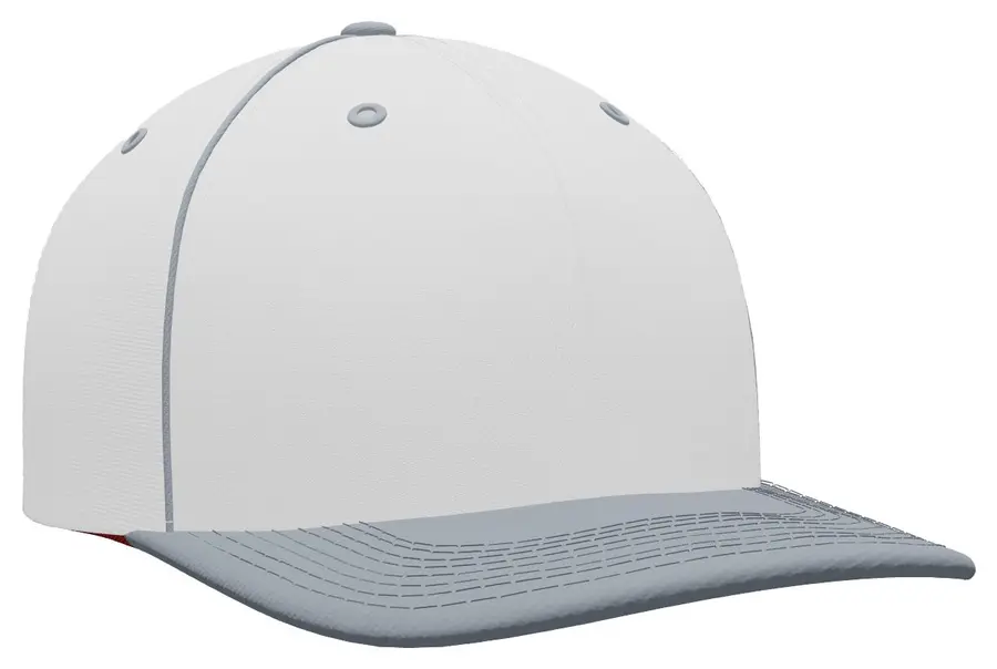 Pacific Headwear Custom Series Pro-Wool Cap in White