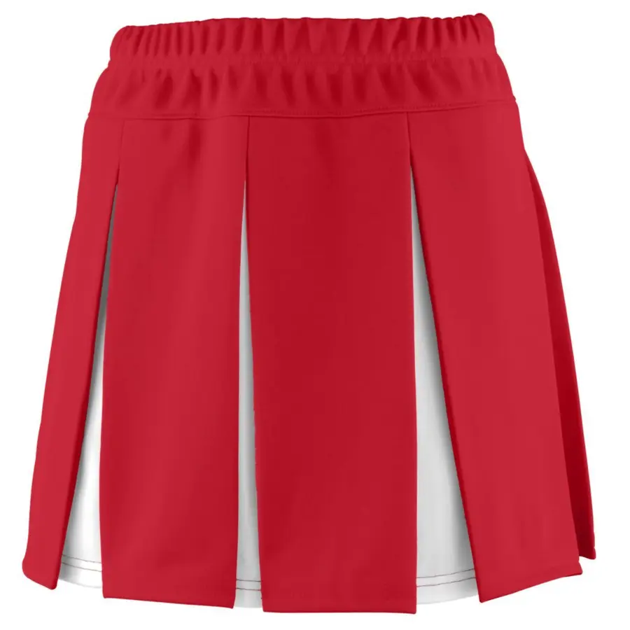 Augusta Ladies Liberty Skirt in Red/White