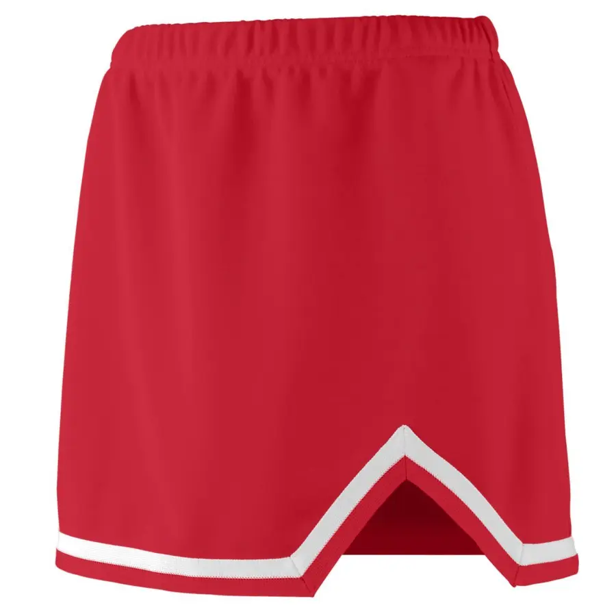 Augusta Ladies Energy Skirt in Red/White
