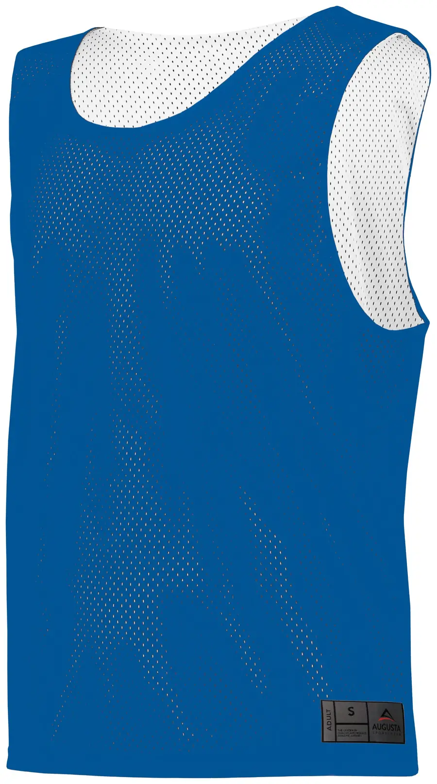 Augusta Mesh Reversible Pinnie in Royal/White