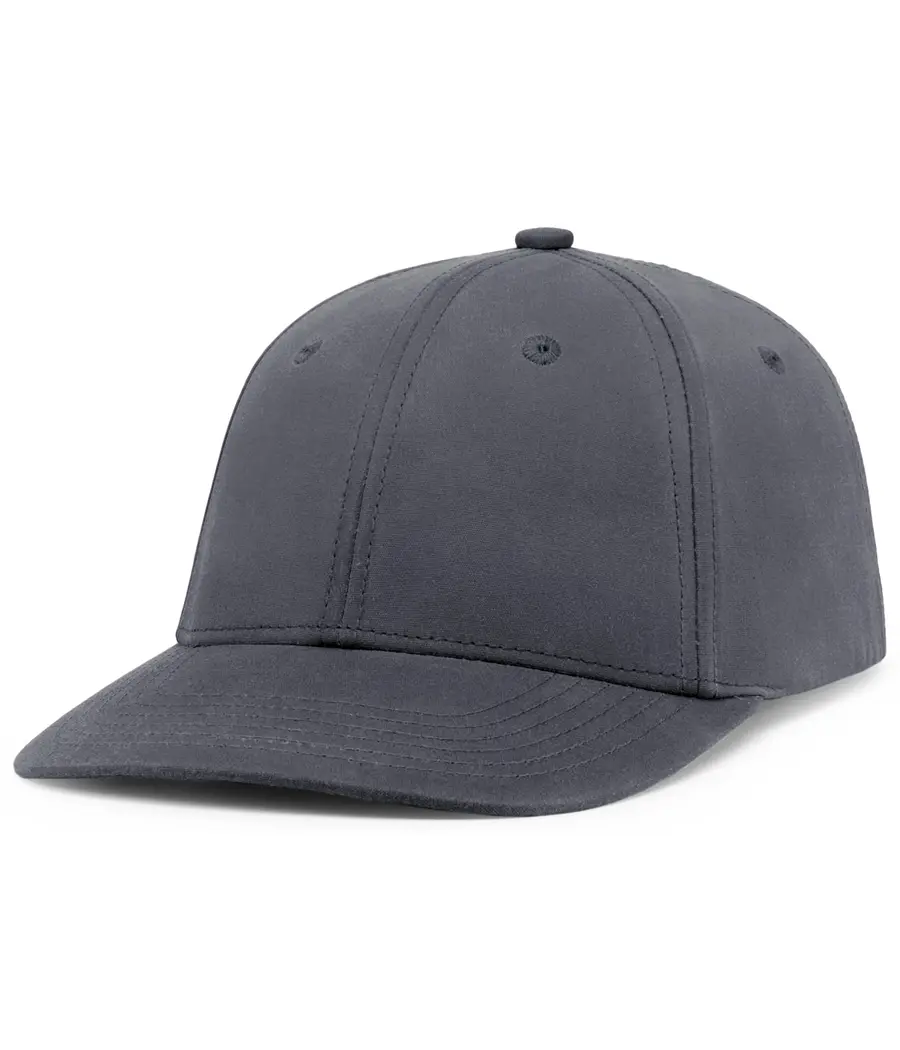 Pacific Headwear Waxed Cotton Dad Cap in Graphite