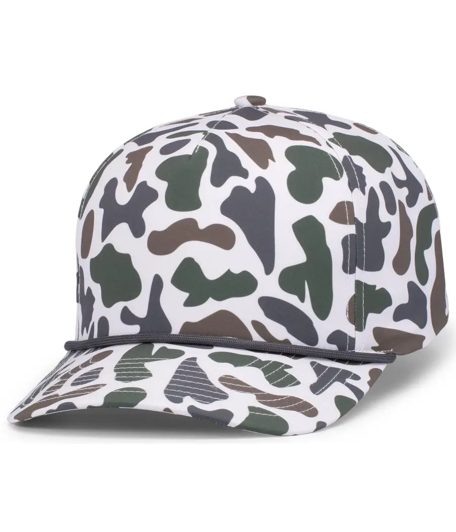 Pacific Headwear Weekender Duck Camo 5-Panel Trucker in Timberline