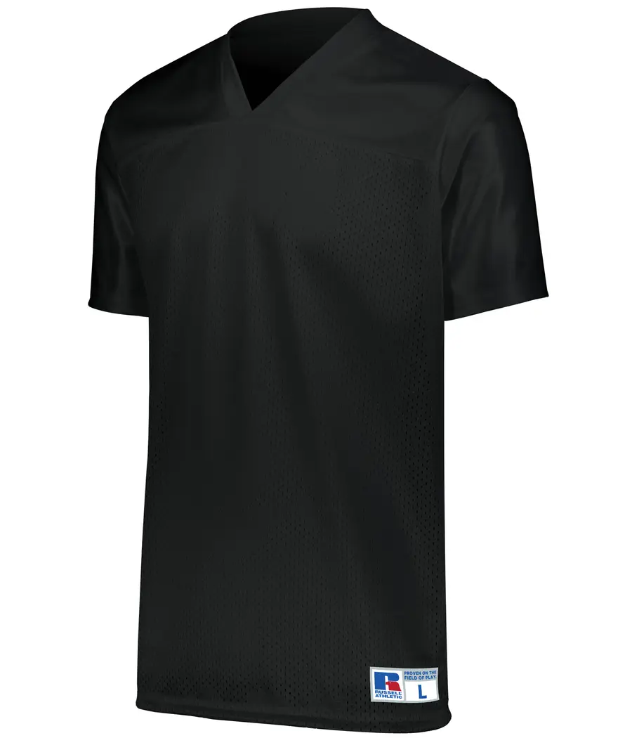 Russell Youth Solid Flag Football Jersey in Black