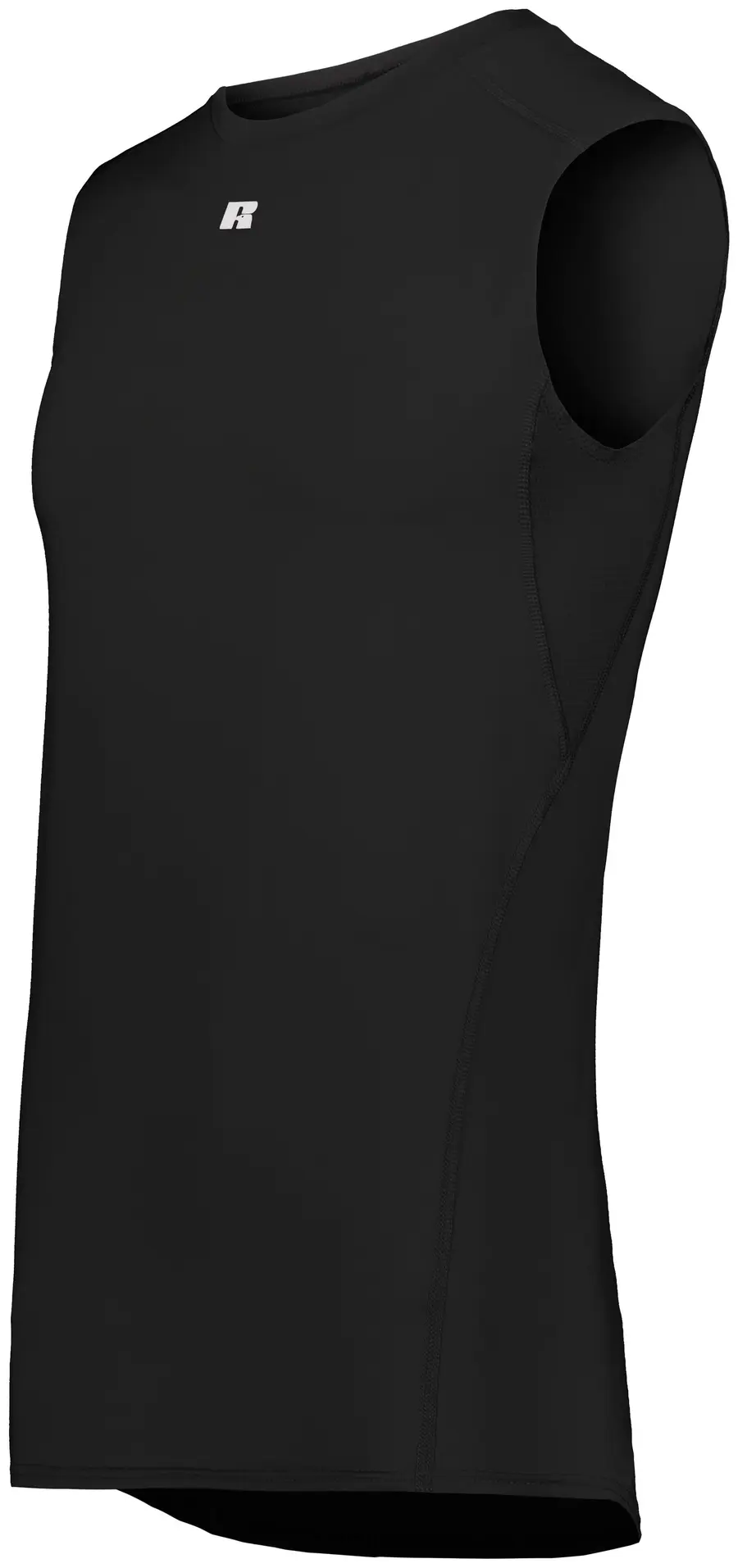 Russell Coolcore Sleeveless Compre TEE in Black