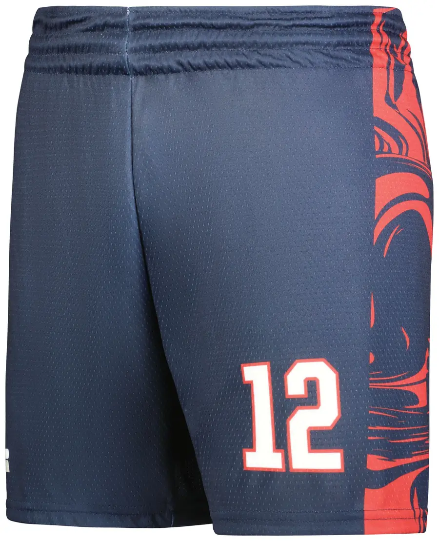 Russell Ladies FreeStyle Sublimated Lacrosse Shorts in Sub Deco Size Run