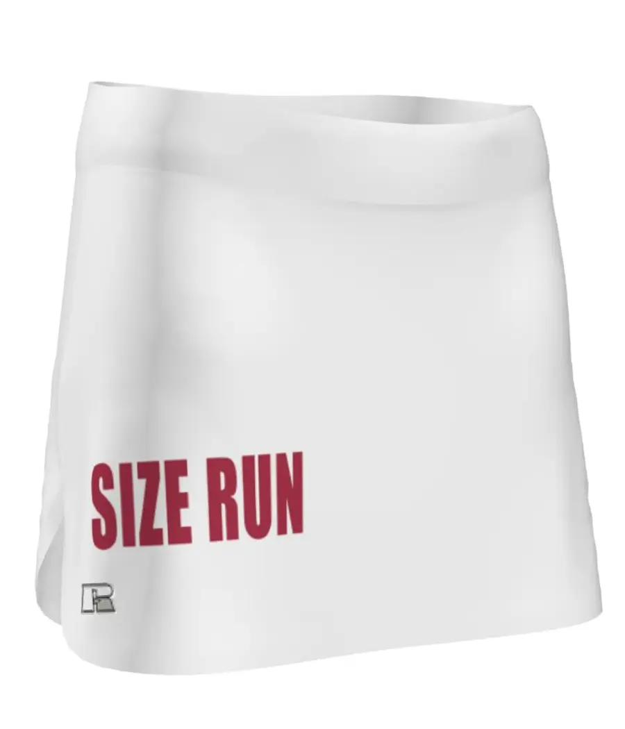 Holloway Girls Freestyle Sublimated Lacrosse Kilt in White