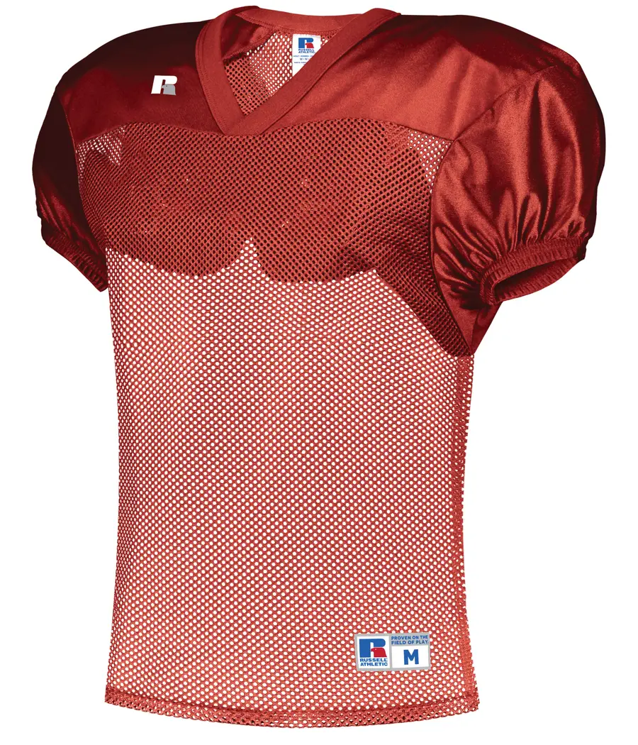 Russell Stock Practice Jersey in True Red