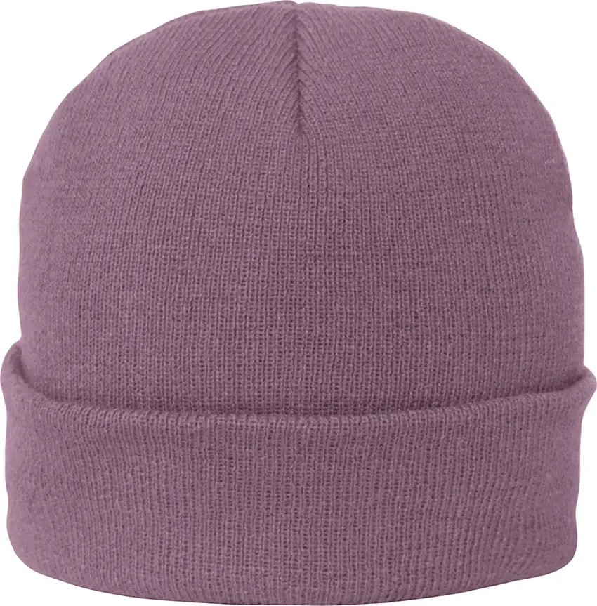Initial Beanie in Eggplant