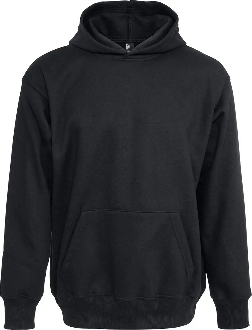 Ethica Oversized hooded sweatshirt in Black