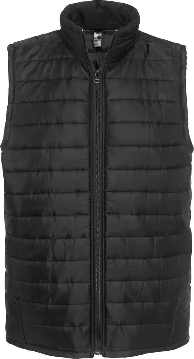 Ethica Quilted vest in Black