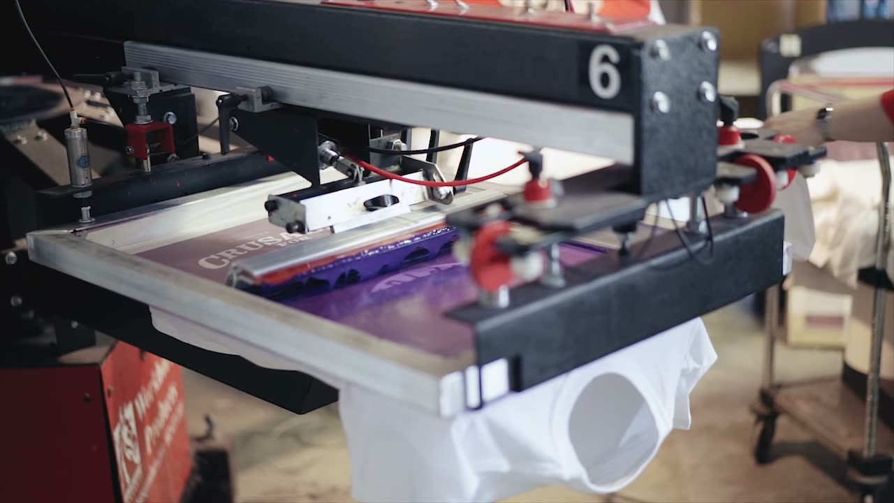 Inside the Chewy Apparel print shop in Toronto